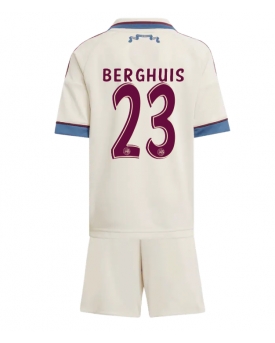 Billige Fotballdrakt Ajax Steven Berghuis #23 Replika Tredjedraktsett Barn 2025-26 Kortermet (med bukser)